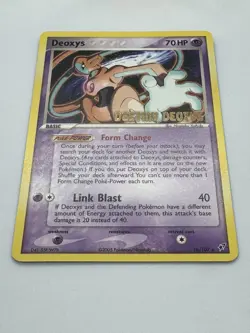 Pokemon TCG Deoxys Movie Promo Card 16/107 Stamped Destiny Deoxys - Image 3