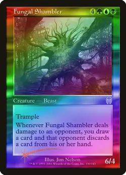 Fungal Shambler FOIL Apocalypse PLD Blue Black Green Rare MAGIC CARD ABUGames - Image 1
