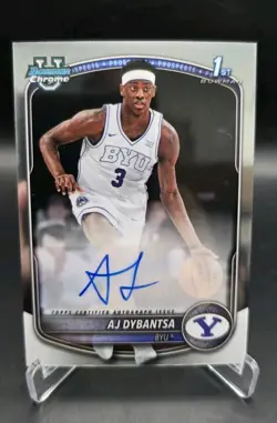2025-26 Bowman AJ Dybantsa Chrome 1st Bowman Auto - Image 1