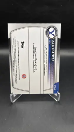 2025-26 Bowman AJ Dybantsa Chrome 1st Bowman Auto - Image 2