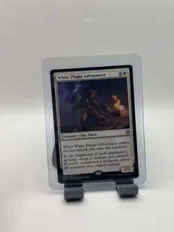MTG, White Plume Adventurer 49 NM CL: Battle for Baldur's Gate Regular - Image 1