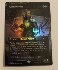 Keen Duelist FOIL NM/M Secret Lair Sheldon's Spellbook MTG Magic the Gathering - Image 1