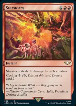 1 x Starstorm - Universes Beyond: Warhammer 40,000 - NM-Mint - MTG - Image 1
