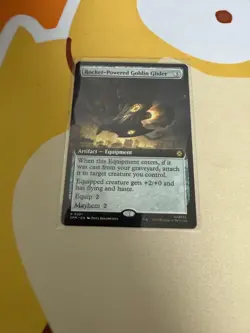 MTG Rocket-Powered Goblin Glider 0281 Extended Art NON FOIL Rare - Image 1