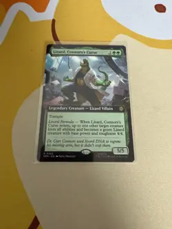 MTG Lizard, Connors's Curse 0265 Regular (Extended Art) Marvel's Spider-Man - Image 1