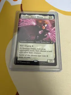 Arachne, Psionic Weaver 0245 Rare Borderless Non-Foil Spider-Man MTG - Image 1