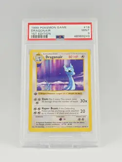 1999 POKEMON GAME BASE SET #18 DRAGONAIR 1ST EDITION PSA 9 - Image 1