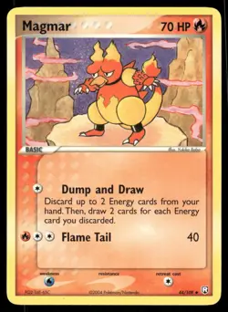 Pokemon Cards Magmar 44/109 NON HOLO EX Team Rocket Returns Uncommon NM - Image 1