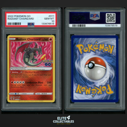 Radiant Charizard 011/078 - PSA 10 (Pokemon Go) - Image 1