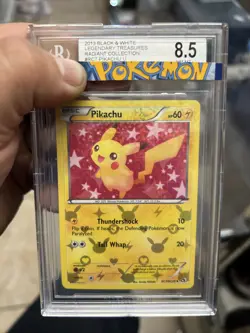 Pokemon Legendary Treasures Radiant Collection Pikachu #RC7 BGS 8.5 Rare - Image 1