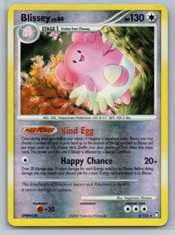 Pokemon TCG Blissey Mysterious Treasures 5/123 Reverse Holo Holo Rare MP - Image 1