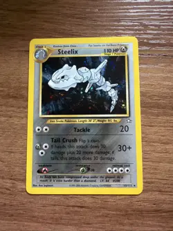 Pokemon TCG Neo Genesis Unlimited Steelix 15/111 (LP) - Image 1