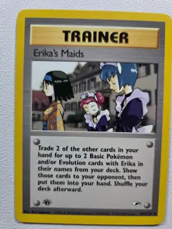 Erika's Maids Gym Heroes 109/132 Uncommon 1st Edition NM Pokemon TCG - Image 1