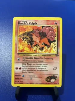 Pokemon TCG Brock's Vulpix Gym Challenge Card 37/132 Regular MP - Image 1