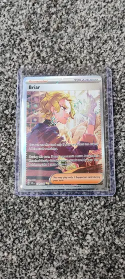 Pokemon TCG S&V Stellar Crown: Briar 171/142 Special Illustration Rare Card - Image 1