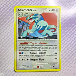 Pokemon Card Salamence 8/99 Holo Rare Platinum Arceus NM/LP Swirl - Image 1