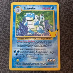 Pokemon TCG Blastoise 2/102 Celebrations: 25th Anniversary - Image 1