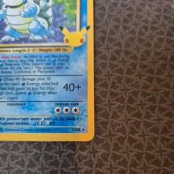 Pokemon TCG Blastoise 2/102 Celebrations: 25th Anniversary - Image 4