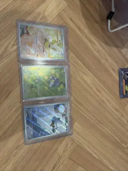 Pokemon TCG Full Art Bundle 099/094 Yamper 096/094 Nymble 140/132 Snover - Image 1