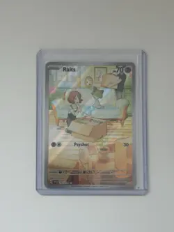Pokemon TCG Ralts 211/198 Full Art Illustration Rare Card Scarlet & Violet - Image 1