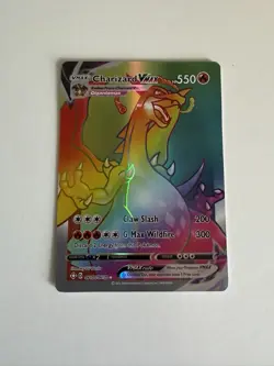 Pokemon Charizard VMAX SV107/SV122 Rainbow Holo Full Art – Near Mint - Image 1