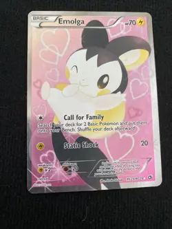 Emolga Full Art RC23/RC25 Legendary Treasures Radiant Collection Pokemon Card - Image 1