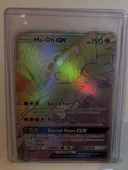 Pokemon TCG Sun & Moon Ho-Oh GX SM80 NM - Image 1