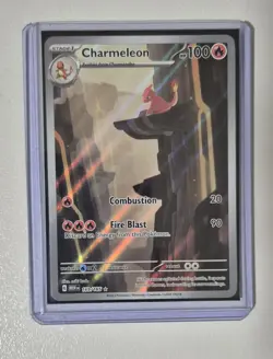 Pokemon TCG Charmeleon Scarlet & Violet-151 169/165 Holo Illustration Rare - Image 3