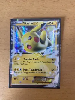 Pokemon TCG Pikachu EX XY XY174 Holo Promo Promo NM - Image 1