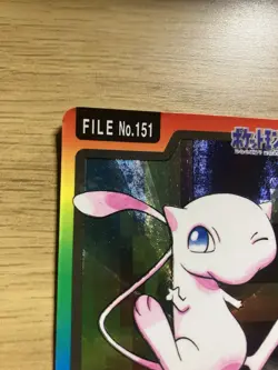 Pokemon Karte Card Holo Mew Red Monsters Collection Carddass Prism japanese VG - Image 4