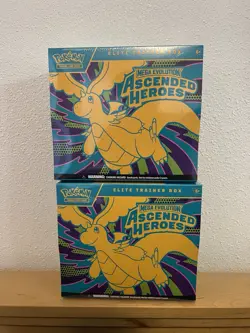 Pokemon Ascended Heroes ETB Sealed & New x2 - Image 1
