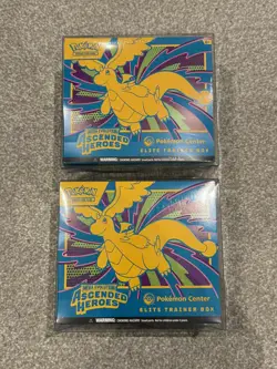 x2 Ascended Heroes pokemon center ETB Sealed + free case - Image 1