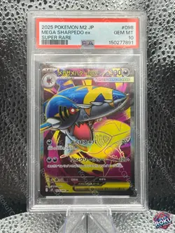 Mega Sharpedo EX - Inferno X (JP) - Pokemon Card (PSA 10) - Image 1