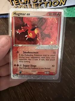 Pokemon TCG Magmar Ex 100/109 Ruby And Sapphire Holo Trading Card - Image 1
