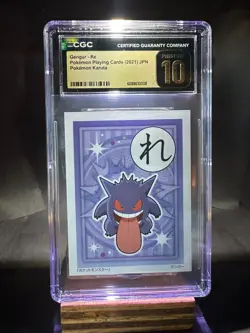 Gengar - Re Karuta Playing Card CGC PRISTINE 10 (POP 4) Pokemon - Image 1