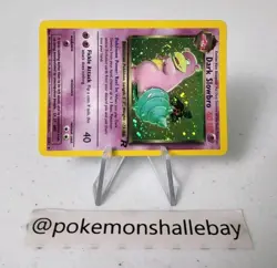 Dark Slowbro 12/82 - Team Rocket *LP* Holo Pokemon Card *W/ SWIRL* - Image 4