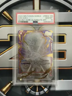 Son Goku FB04-129 SCR Alt Art PSA 10 Dragon Ball Super Fusion World Ultra Card - Image 1