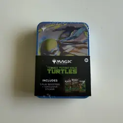 Magic The Gathering Teenage Mutant Ninja Turtles Leonardo and Raphael Tins Lot 2 - Image 3