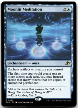 MTG Moonlit Meditation Edge of Eternities EOE #69 rare NM *MAGIC*! - Image 1