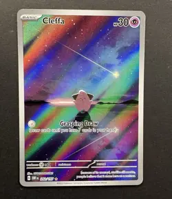 Pokemon TCG Cleffa Holo Card Obsidian Flames 202/197 - Image 1