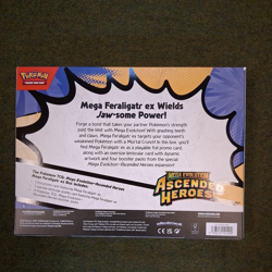 Pokemon TCG: Mega Evolution Ascended Heroes - Mega Feraligatr ex Box - Image 2