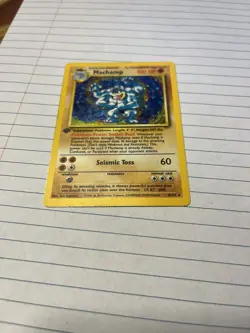 Pokemon TCG Machamp Base Set 8/102 Holo 1st Edition Holo Rare - Image 2