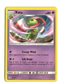 XATU 79/236 COSMIC ECLIPSE NON HOLO RARE POKEMON TCG NM - Image 1