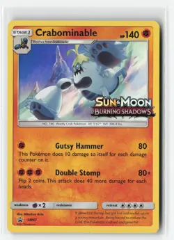 CRABOMINABLE SM47 PRE RELEASE PROMO POKEMON TCG LP - Image 1