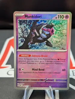 MUNKIDORI 044/131 POKE BALL REVERSE HOLO PRISMATIC EVOLUTIONS POKEMON TCG NM - Image 1