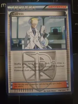 Colress 118/135 Uncommon BW Plasma Blast Pokemon - Image 1