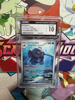 CGC 10 Carracosta 107/086 Illustration Rare - Black Bolt - Pokemon - SHIPS FAST - Image 1