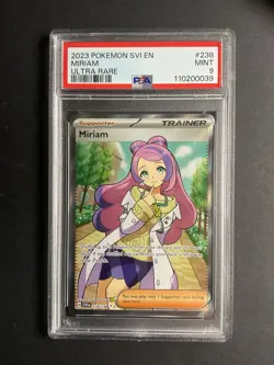 Miriam 238 PSA 9 2023 Pokemon SVI EN Ultra Rare - Image 1