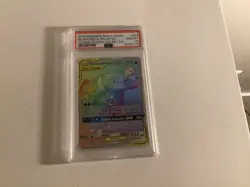 Pokemon TCG Cosmic Eclipse Blastoise Piplup GX Secret Full Art 253 PSA 10 - Image 1