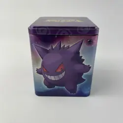 Pokemon TCG: Gengar Purple Stacking Collectible Tin EMPTY - Image 3